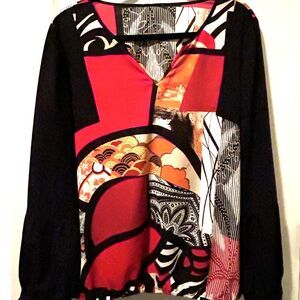 Chico's Print Blouse